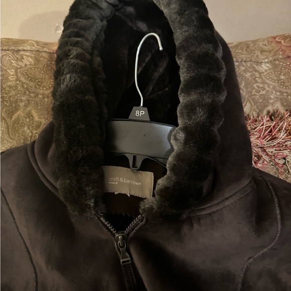 Side dark coco brown xl suade Croft and barrow - Picture 3 of 4